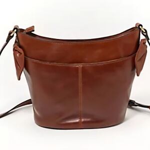 🤎👜🤎Patricia Nash Chestnut Brown Leather Shoulder Bag🤎👜🤎